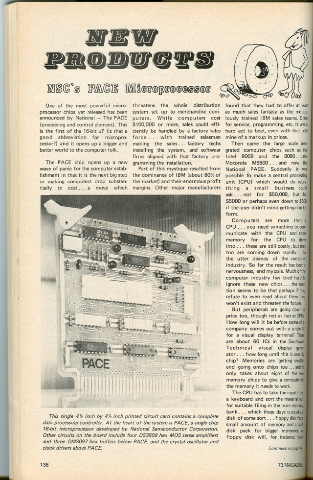  image of Sample page from August 1975 issue. 