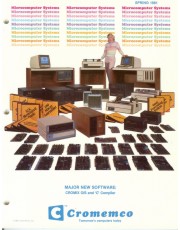 A view of the vintage Cromemco Spring 1981 Catalog an important part of computer history