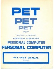 A view of the vintage PET User Manual an important part of computer history