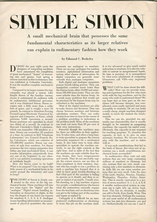 Opening page of the article.