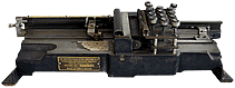A view of the vintage Type 001 Keypunch, British Tabulating Machine Company, Ltd. an important part of computer history